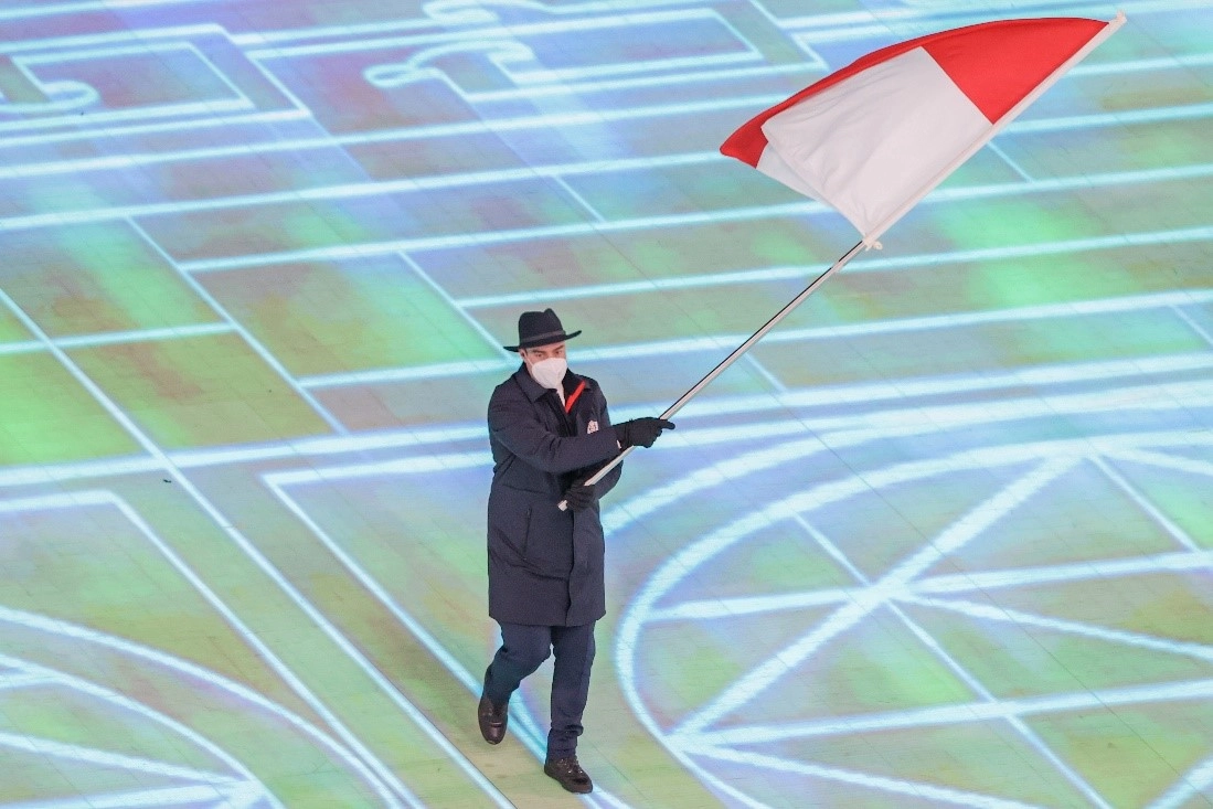 Arnaud Alessandria - flag bearer