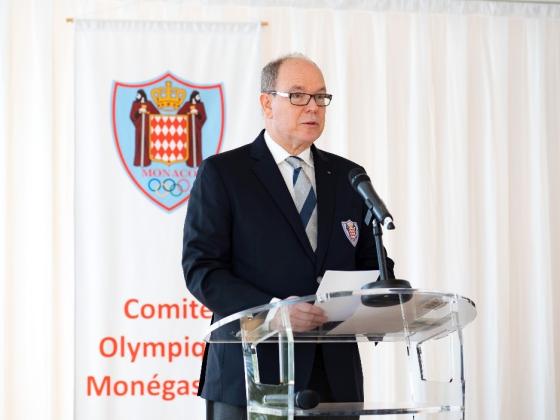 H.S.H. Prince Albert II - President of the Monegasque Olympic Committee